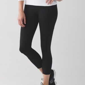 Lululemon Rebel Runner Crop Black Leggings